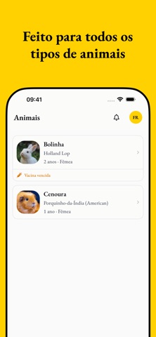 Pawto: Histórico de Saúde Pet iPhone screenshot