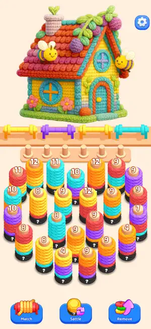 Wool Art - Yarn Puzzle Game 3D screenshot 2