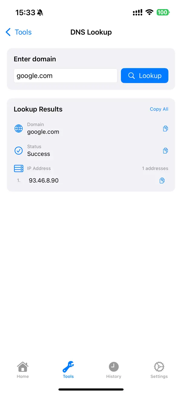 Screenshot #3 pour NetCheckr