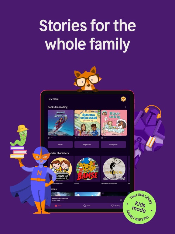 Nextory: Audiobooks & E-books iPad screenshot 3 - Book app