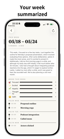 WhisperMemo Voice Diary Screenshot 3 of 6