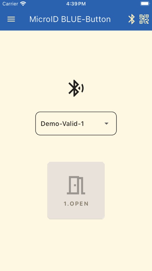 #4. MicroID BLUE Button (iOS) Bởi: Darmandran Sivapathasundram