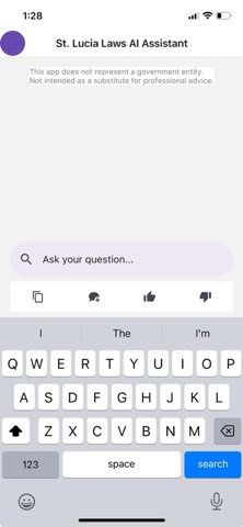 St Lucia Laws AI Assistant screenshot