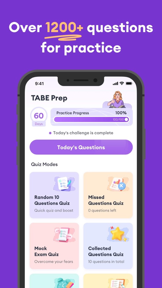 #1. TABE Test Prep 2026 (iOS) 由: 秀娟 周