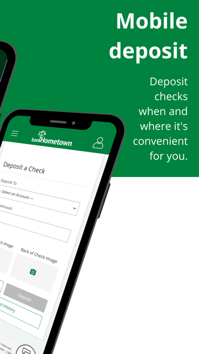 bankHometown Mobile Screenshot