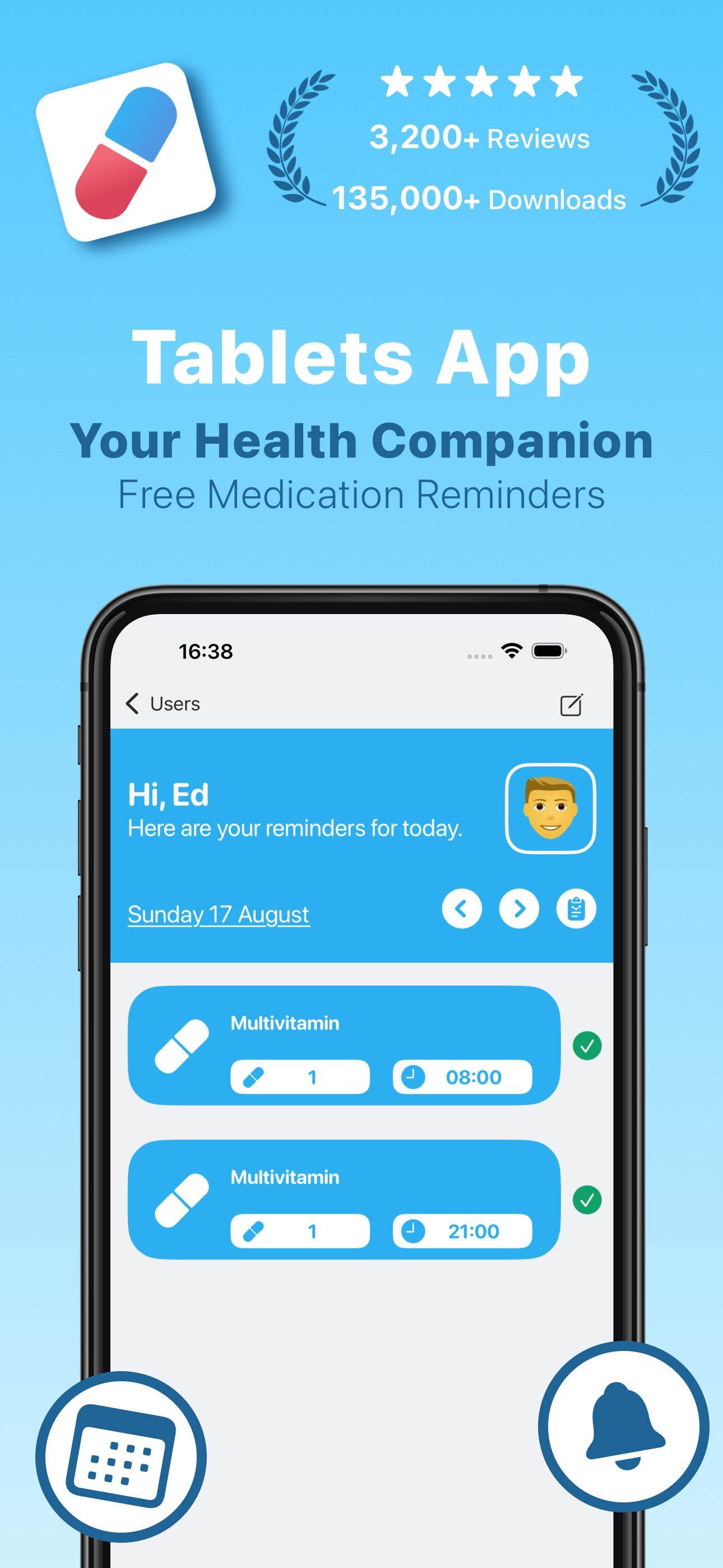 Tablets App: Pill Reminder