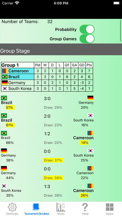Football Cup Simulator Screenshot
