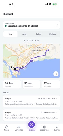 GeoTrack360 GPS screenshot 1