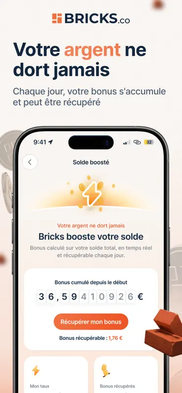 Bricks : Immobilier & Épargne screenshot 9 of 9