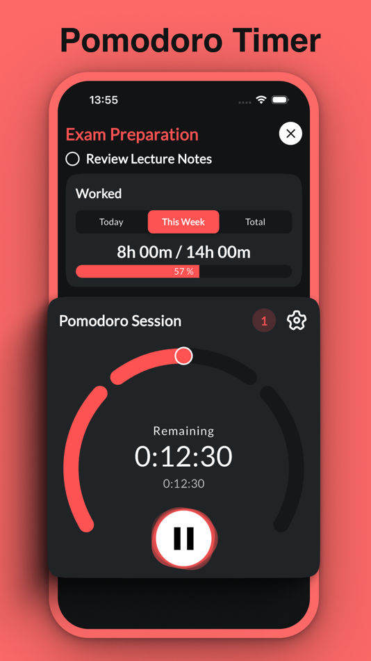 #2. Pomodoro Focus Timer: Balance (iOS) Podle: Ufuk Cetinkaya