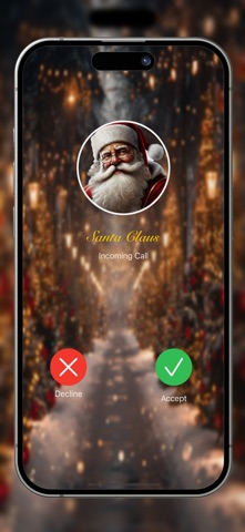 Santa Claus Call Prank - Santa iPhone screenshot