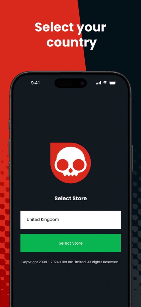 Killer Ink App - Shopping App | MWM