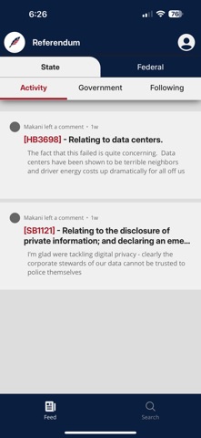 Referendum App Screenshot 1 of 6