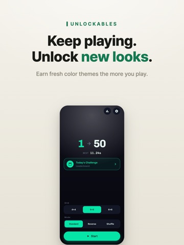 1 to 50: Number Rush iPad screenshot