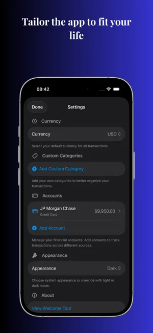 JAJA Finance Tracker screenshot 1