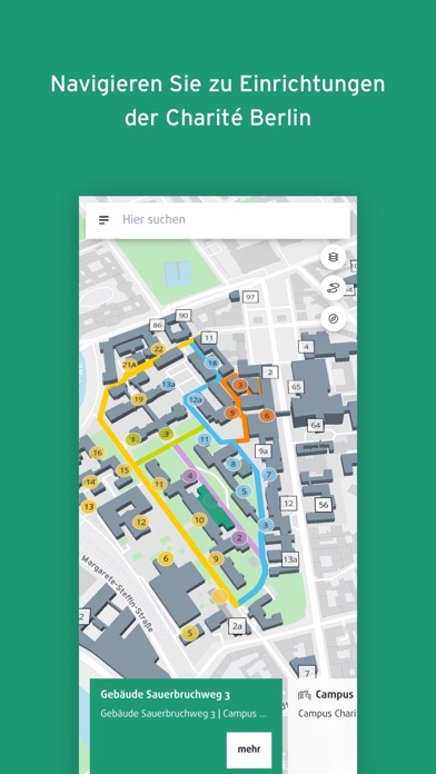 Charité Navi Screenshot