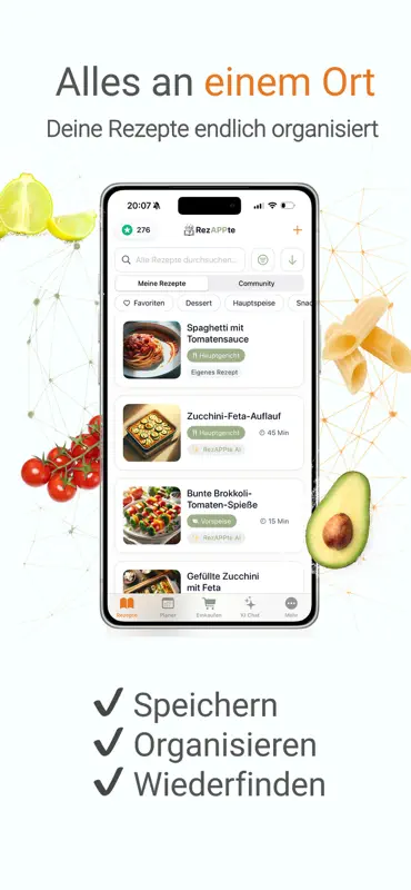 RezAPPte – Rezepte & Planung screenshot 1 of 6