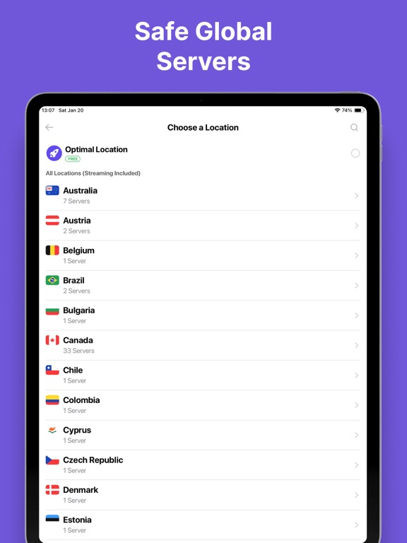 Screenshot #5 pour VPN - Fast Unlimited Proxy VPN