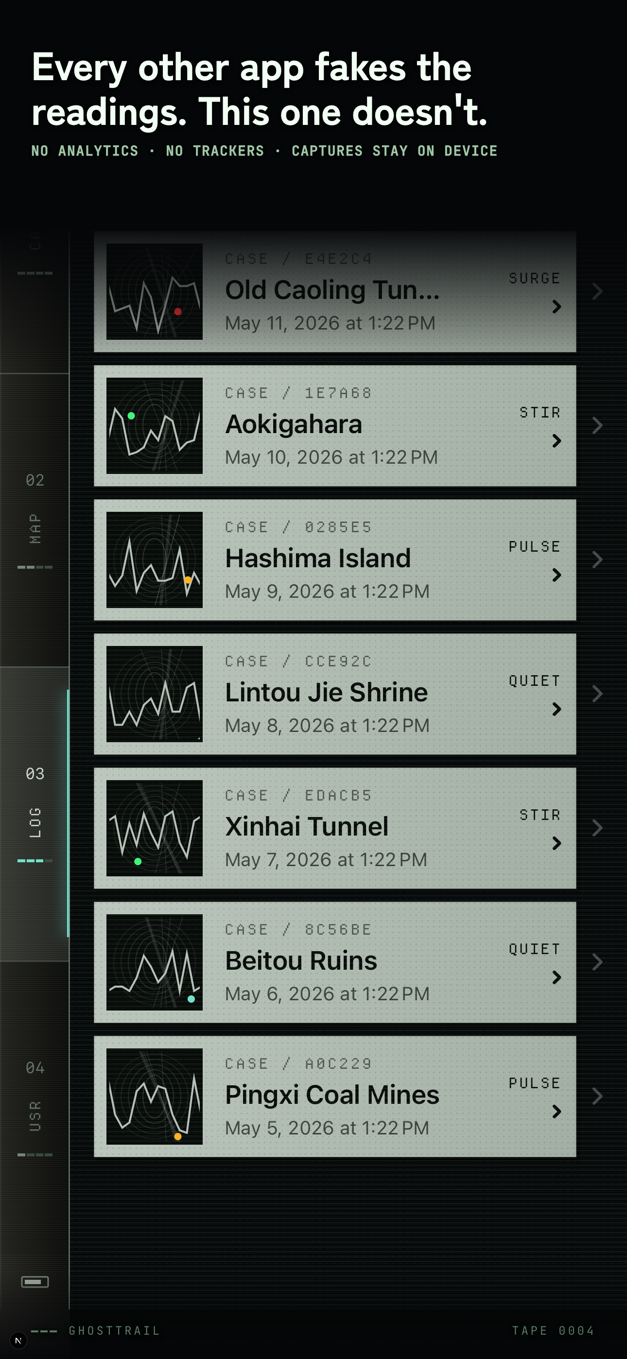 GhostTrail: EMF Ghost Hunter screenshot 4
