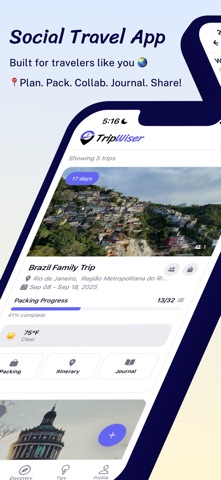 TripWiser – Social Travel screenshot