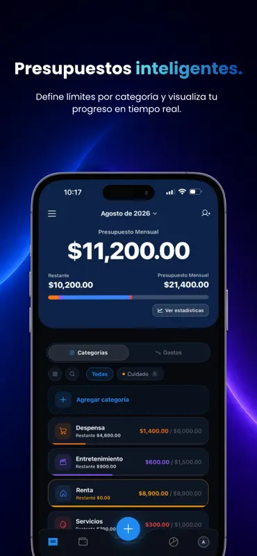 Presupuesto con IA | MyWealthy screenshot 2 of 10