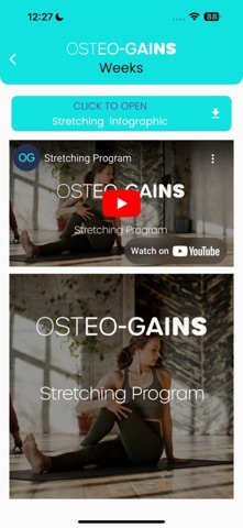 OSTEO-GAINS screenshot