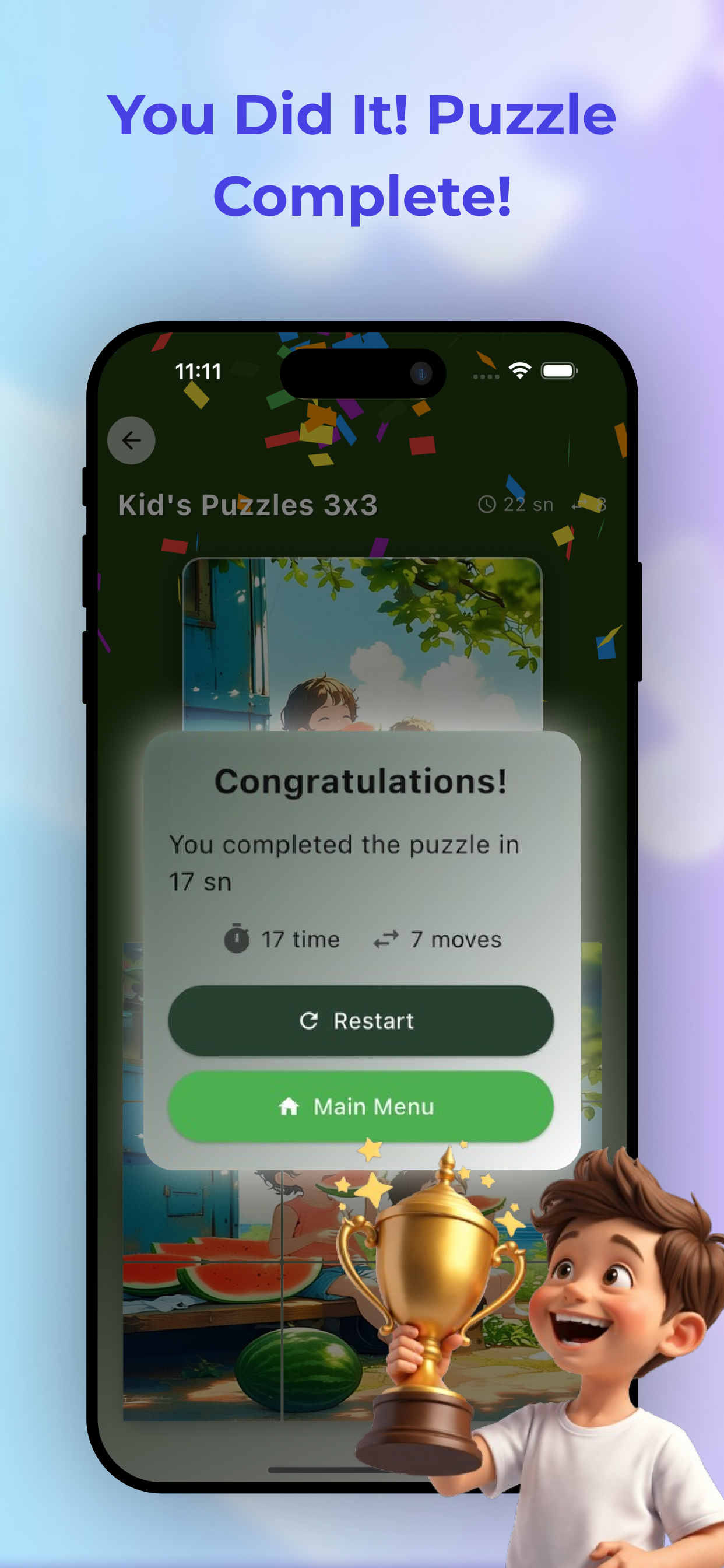 Kids sliders puzzle games screenshot 4