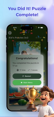 Kids sliders puzzle games screenshot
