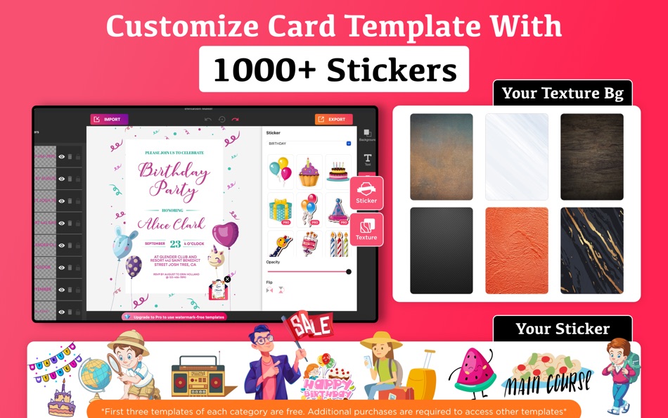 #7. Invitation Maker & Card Design (macOS) Podle: CONTENT ARCADE (UK) LTD.