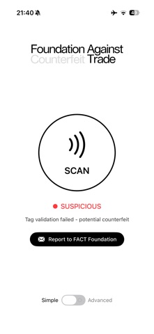 FACT Tag Scanner Ultralite Screenshot 1 of 1