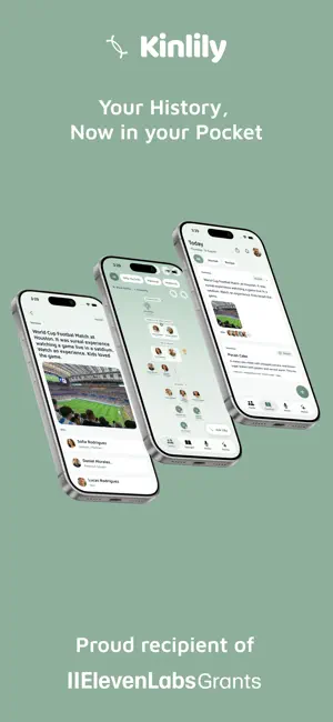 Kinlily: Family Tree & Voice screenshot 1