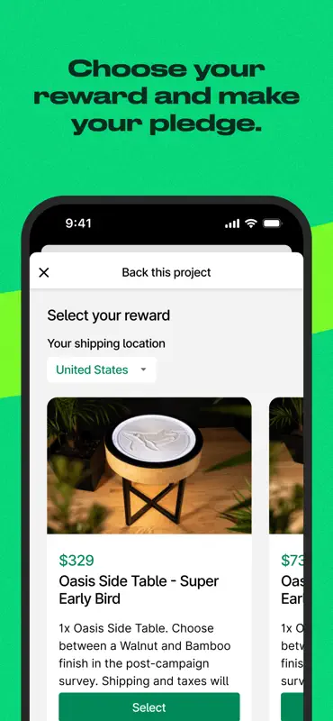 Kickstarter: Projects You Love screenshot 3 of 10