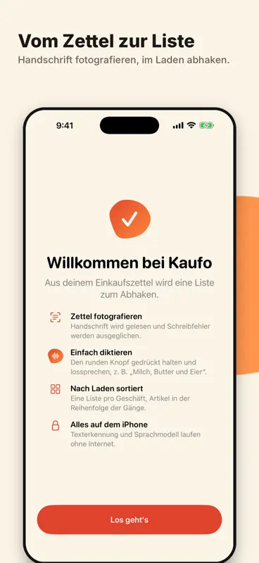 Kaufo – Einkaufsliste screenshot 1 of 10