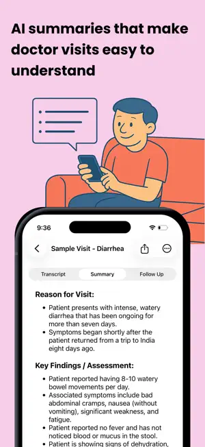 Patiently: Doctor Visit Notes screenshot 3
