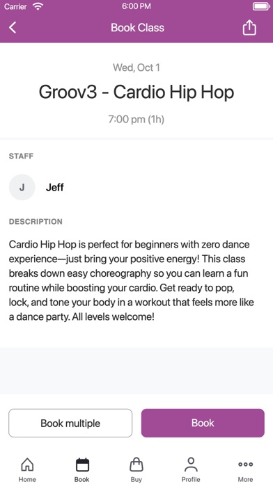 Screenshot #2 pour Studio K Dance and Fitness