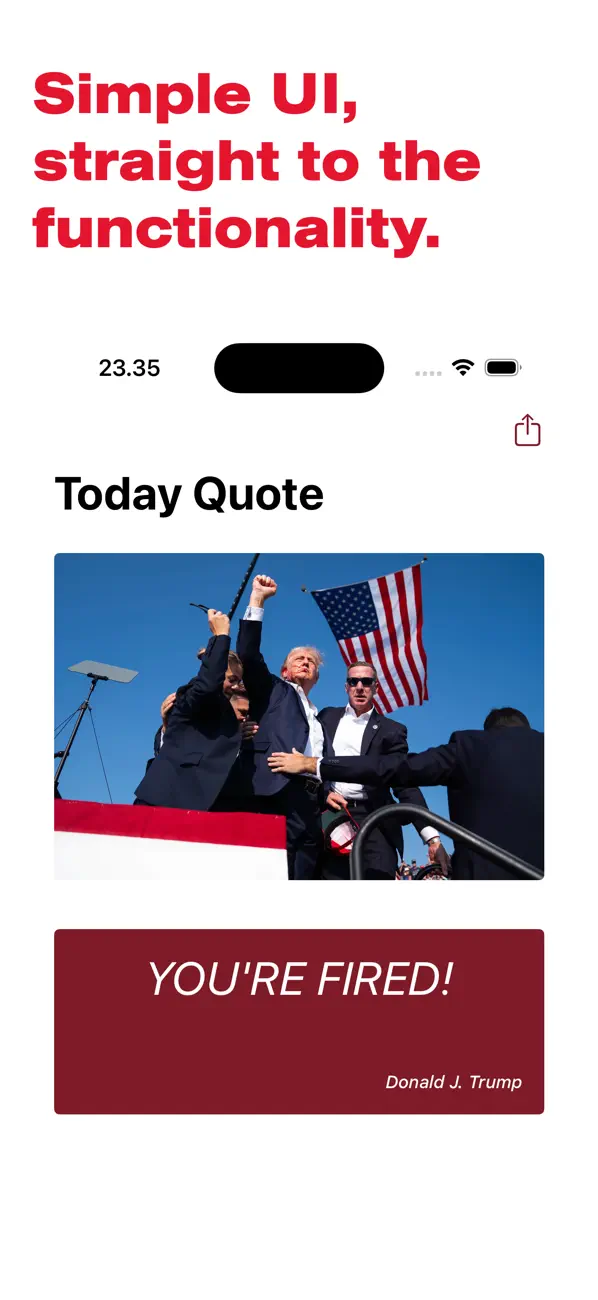 Screenshot #3 pour Trump Motivational Quotes