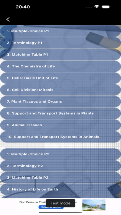 Grade 10 Life Sciences Screenshot