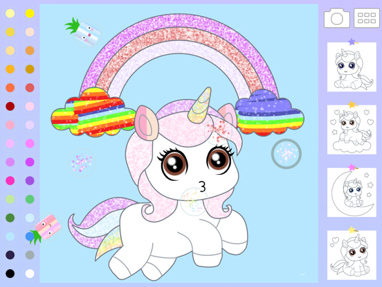 Unicorn Coloring Kid Toddler iPad screenshot 8 - Education app