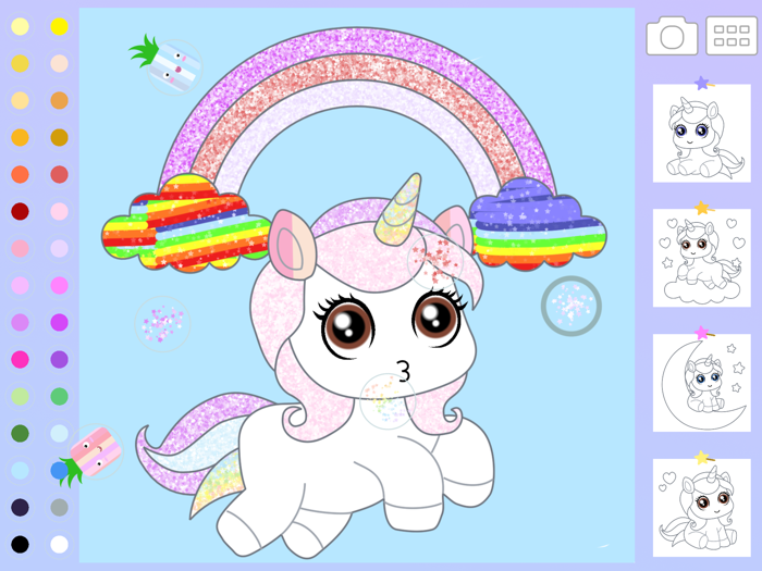 Unicorn Coloring Kid Toddler