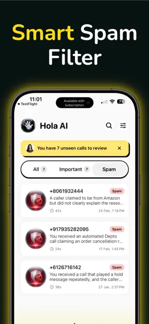 Hola AI: Voicemail Assistant screenshot 3