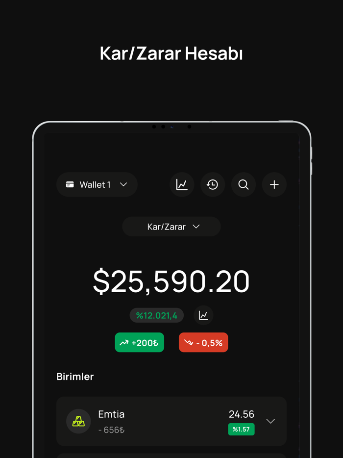 Cüzdan Yatırım Takibi