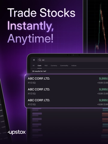 Upstox: Demat, Stock, MF, IPO iPad screenshot
