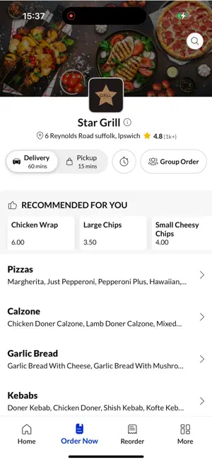 Star Grill. screenshot 2