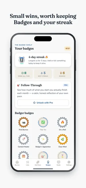 LIST BADGER screenshot 4