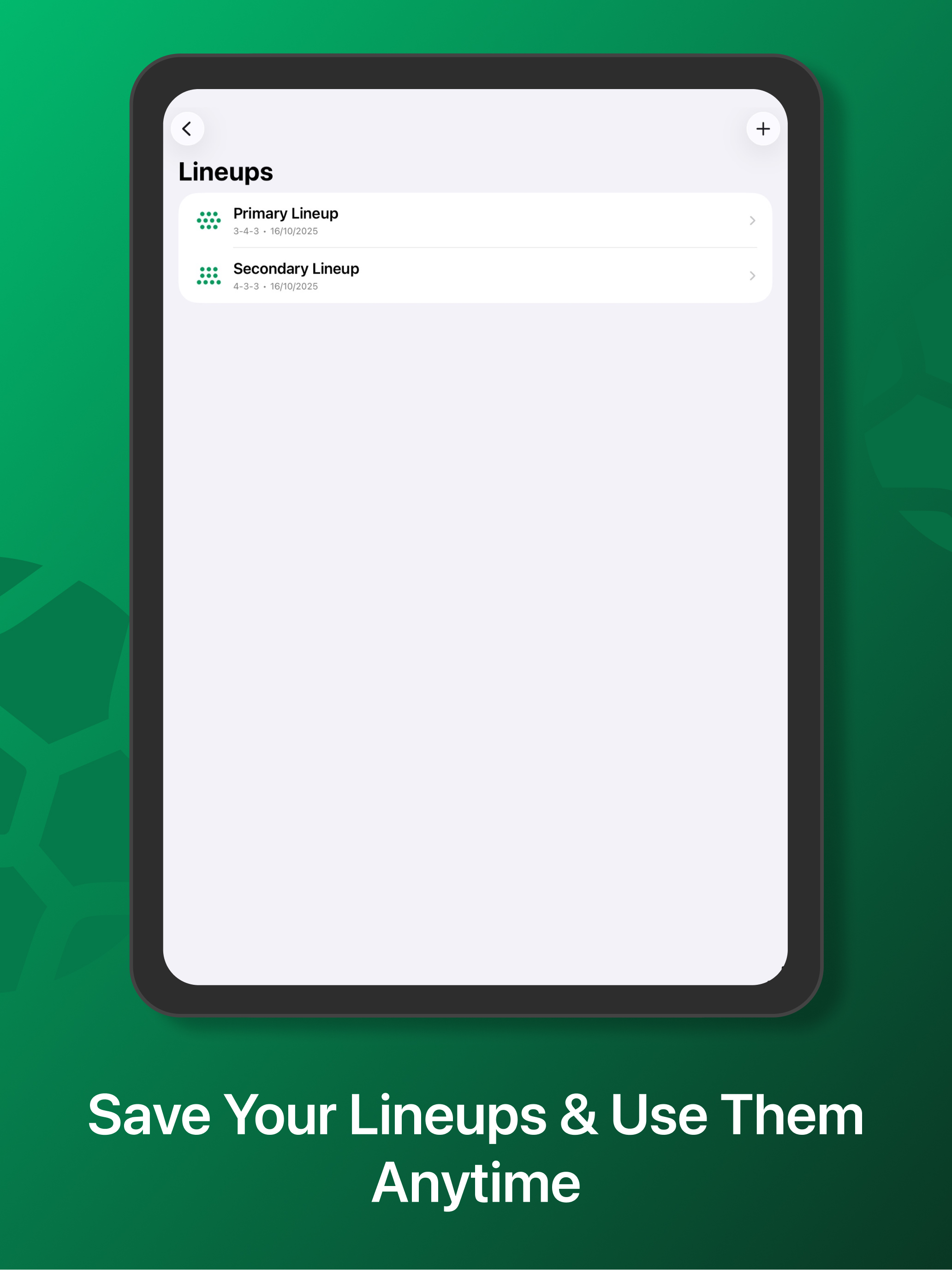 Soccer Line Up Builder 11 screenshot 15