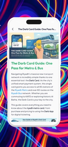 Riyadh Metro Route & Guide iPhone screenshot