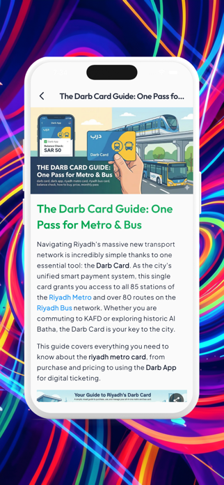 Riyadh Metro Route & Guide Screenshot 4 of 6