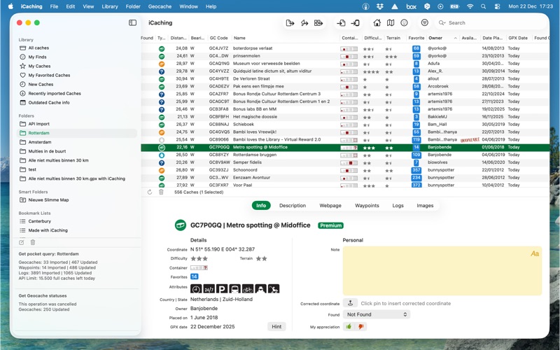 Screenshot #1 pour iCaching