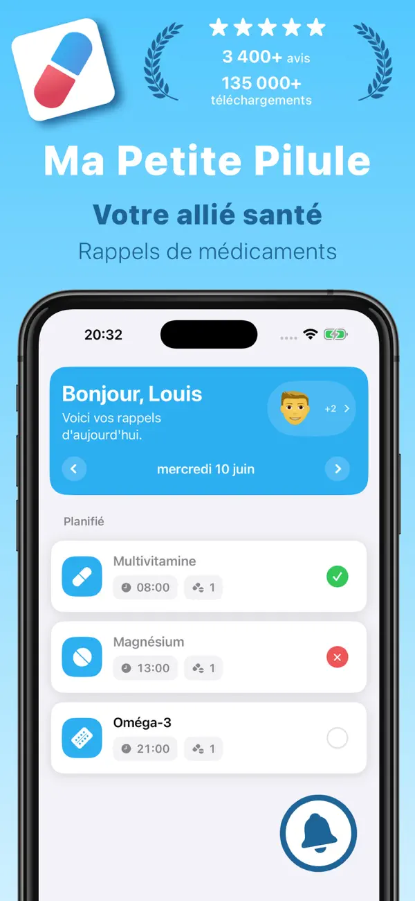 Screenshot #1 pour Ma Petite Pilule: Rappel