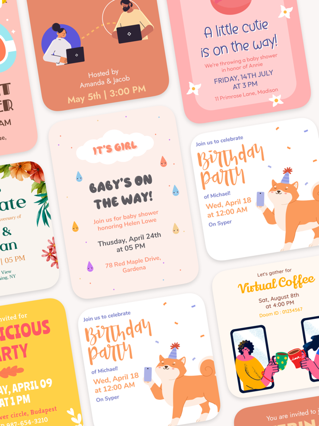‎Invitation Maker - Invyt Screenshot